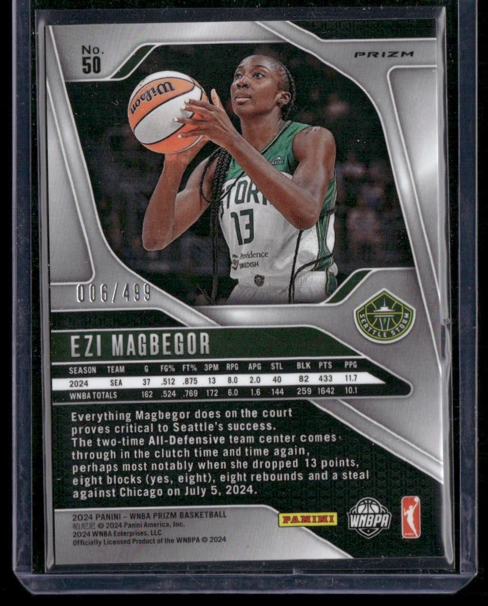 2024 Panini Prizm WNBA #50 Ezi Magbegor Pulsar Prizms #/499