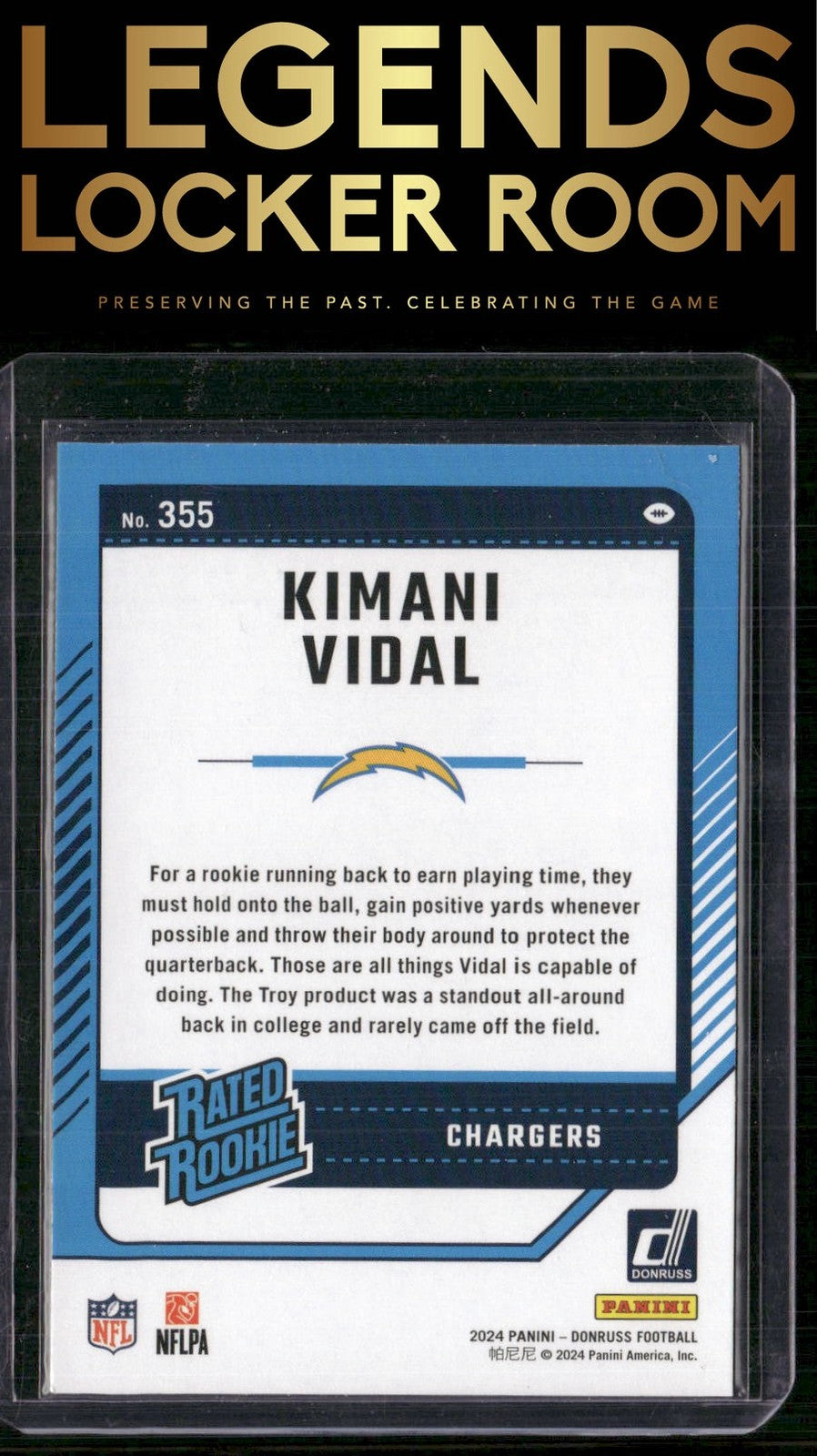 2024 Donruss #355 Kimani Vidal