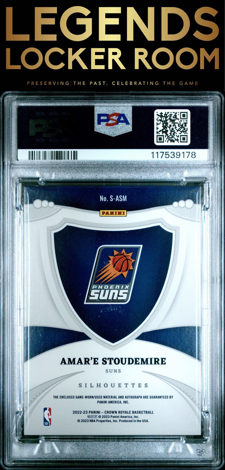 2023 Panini Crown Royale Update Amar'E Stoudemire PSA 7