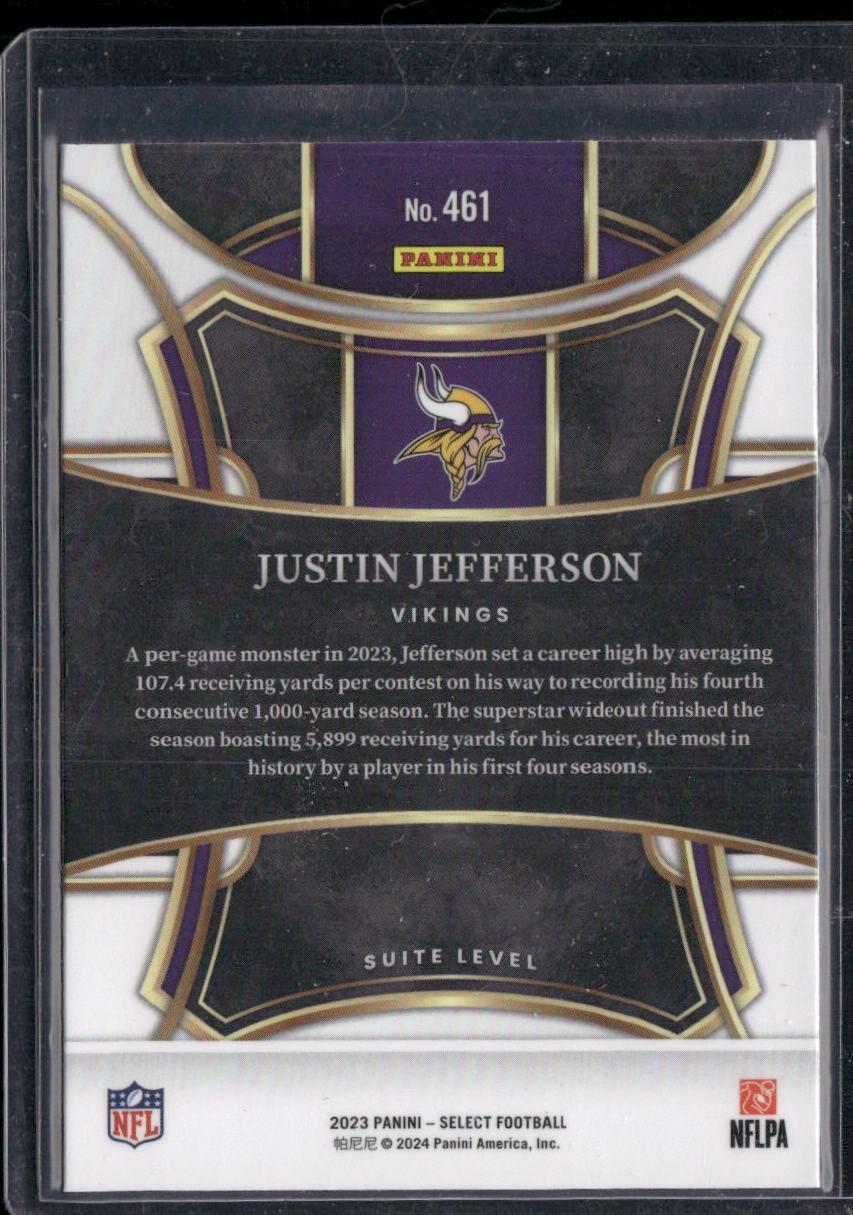 2023 Panini Select #461 Justin Jefferson
