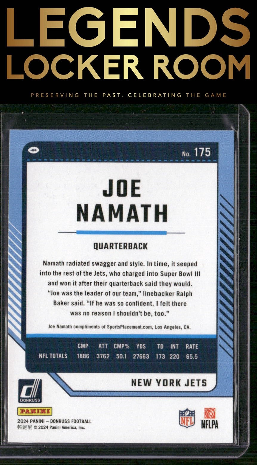 2024 Donruss #175 Joe Namath