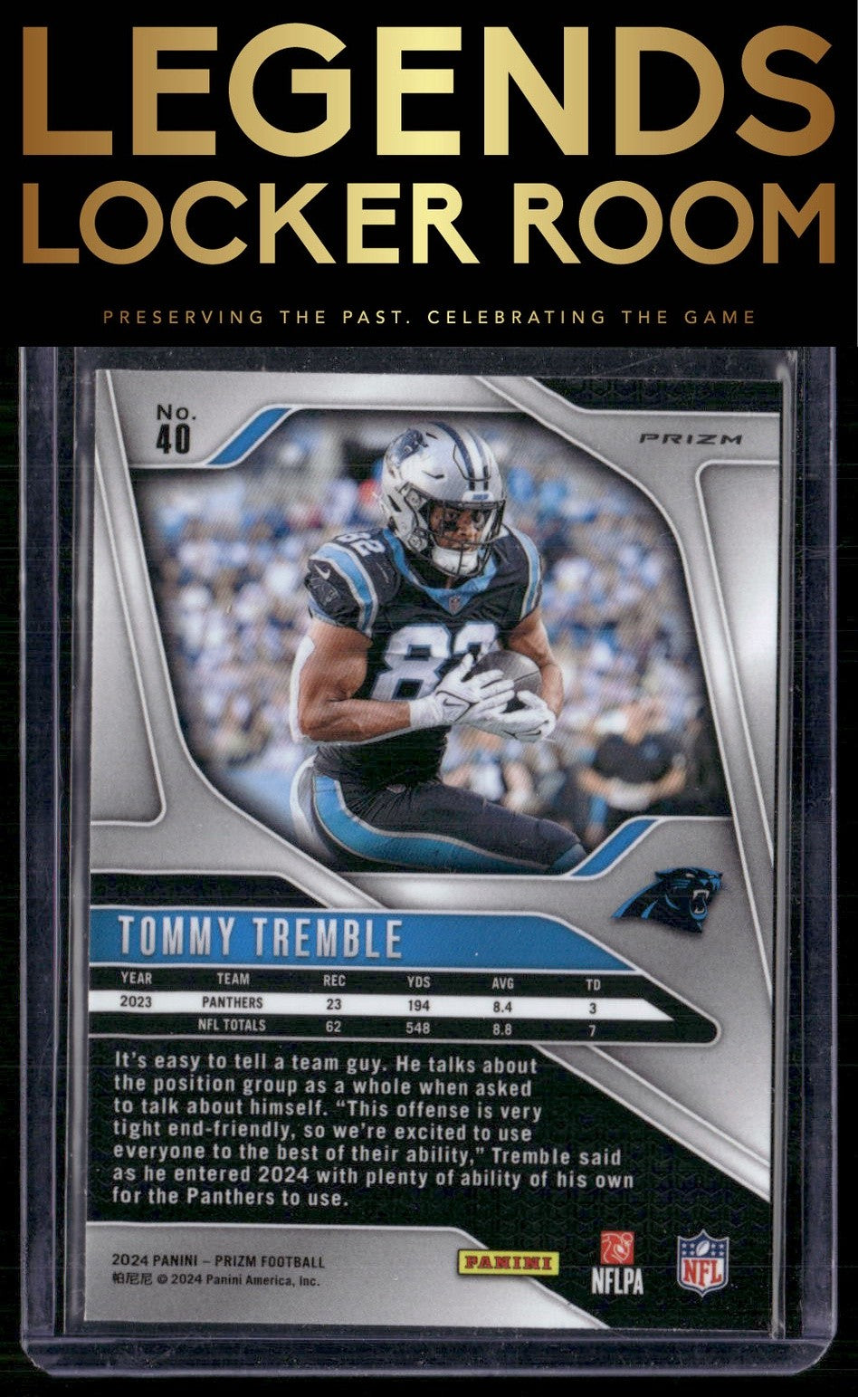 2024 Panini Prizm #40 Tommy Tremble Silver