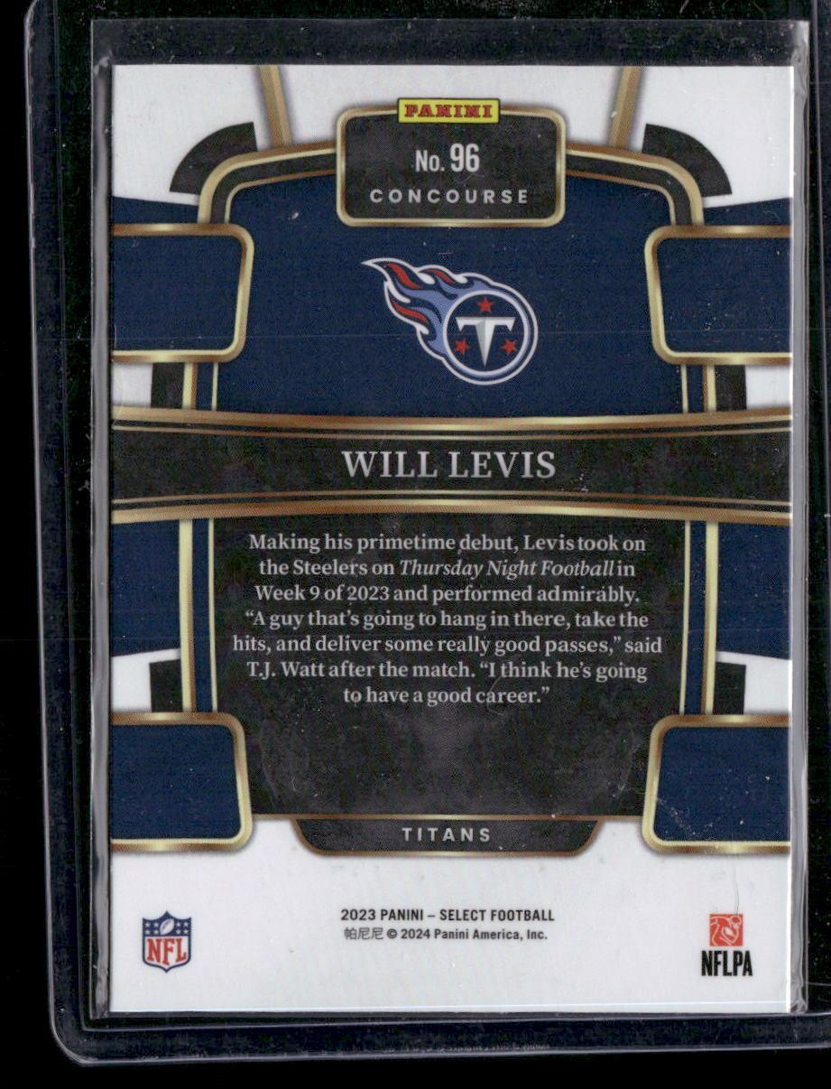 2023 Panini Select #96 Will Levis