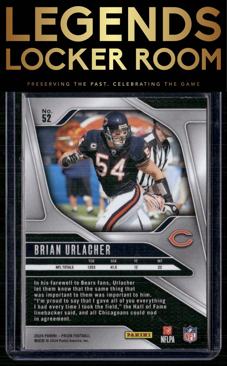 2024 Panini Prizm #52 Brian Urlacher