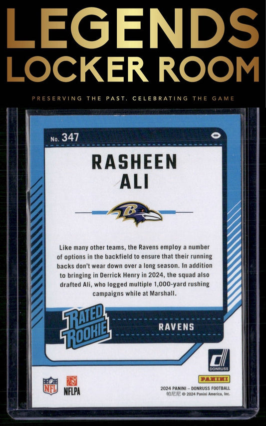 2024 Donruss #347 Rasheen Ali