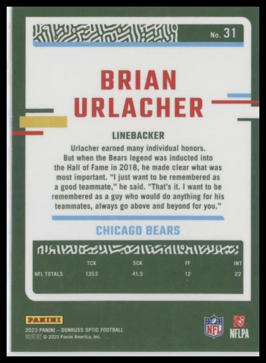 2023 Donruss Optic #31 Brian Urlacher