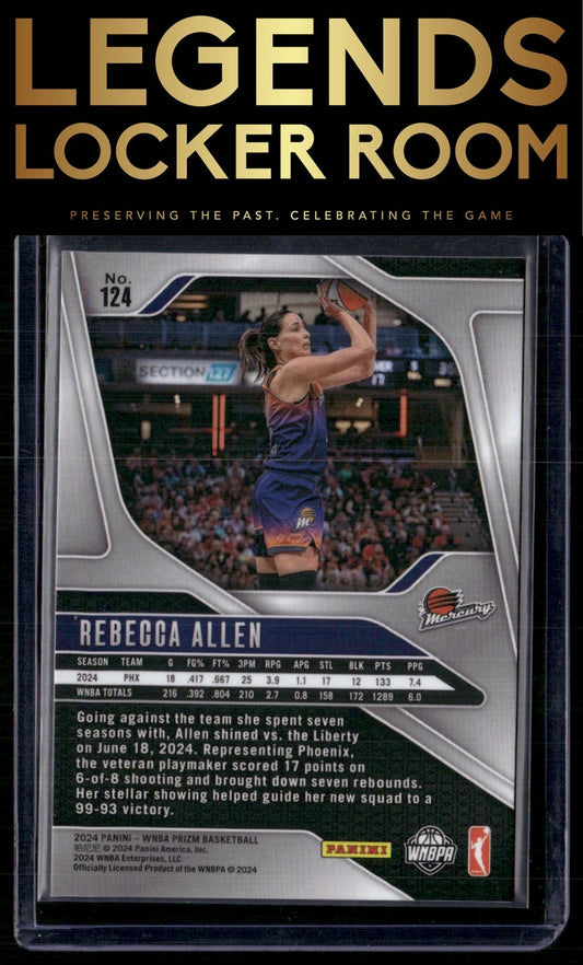 2024 Panini Prizm WNBA #124 Rebecca Allen
