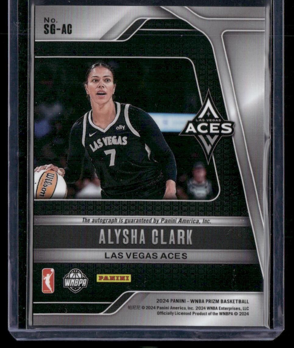 2024 Panini Prizm WNBA #SG-AC Alysha Clark Signatures