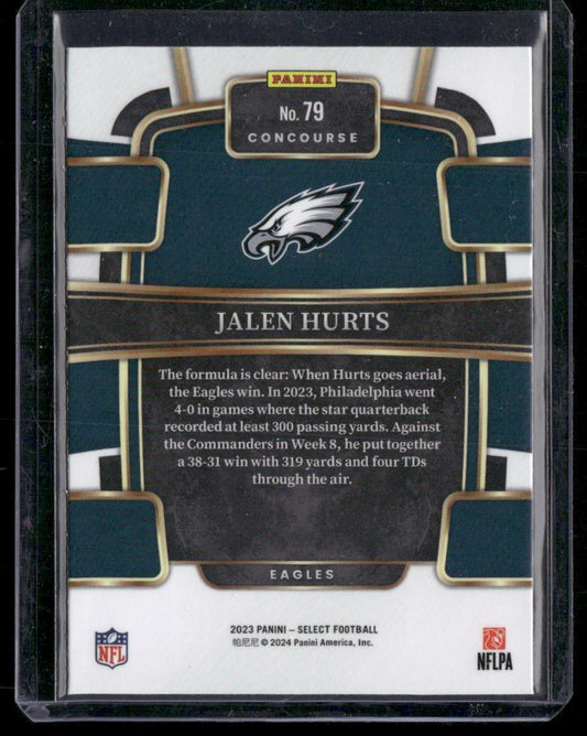 2023 Panini Select #79 Jalen Hurts