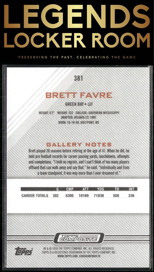 2023 Topps Composite #381 Brett Favre