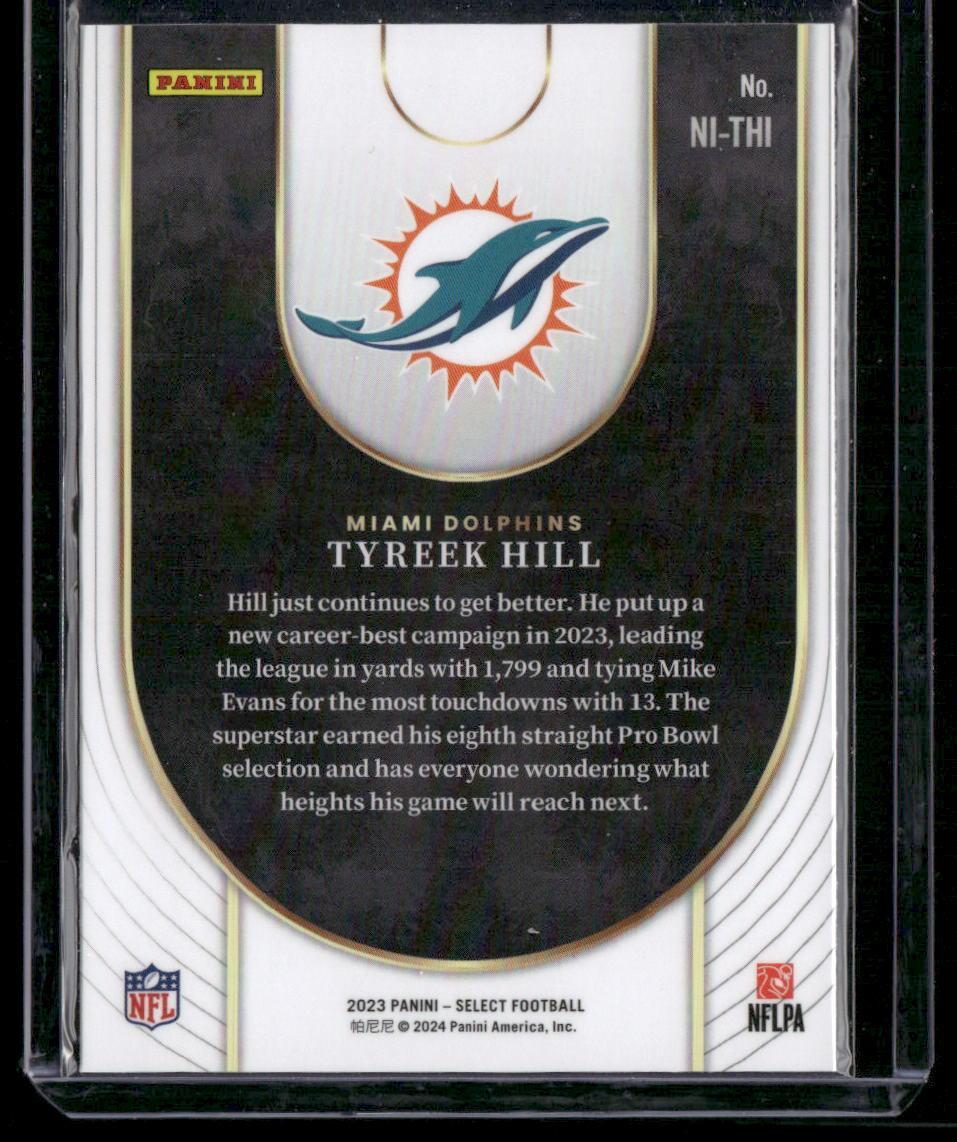 2023 Panini Select #NI-THI Tyreek Hill Neon Icons