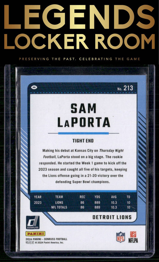 2024 Donruss #213 Sam LaPorta