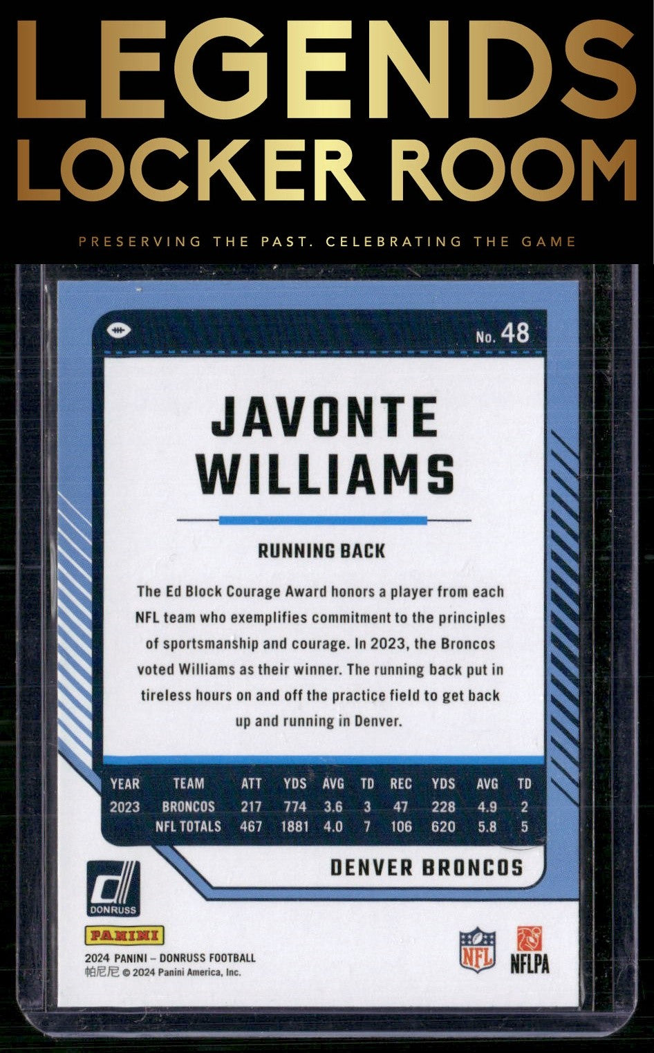 2024 Donruss #48 Javonte Williams