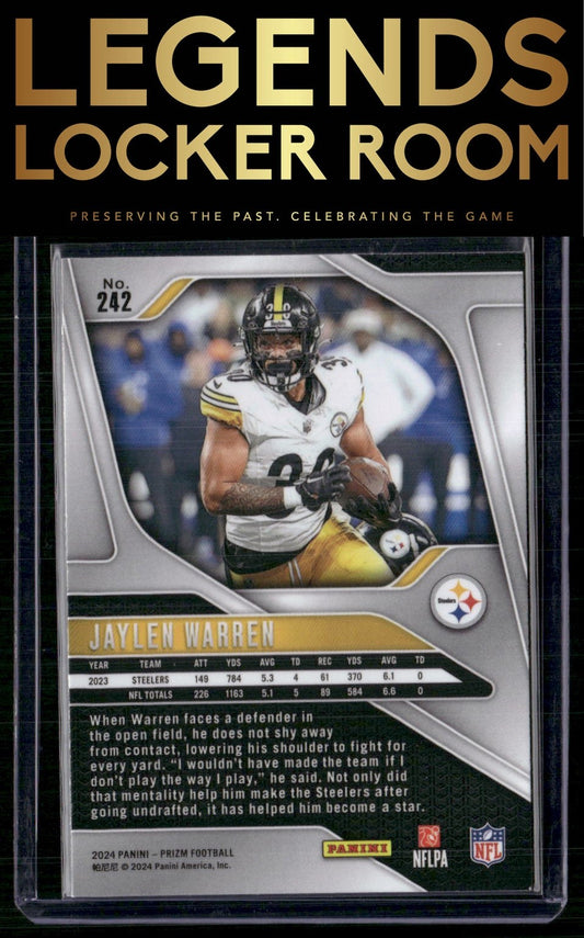 2024 Panini Prizm #242 Jaylen Warren