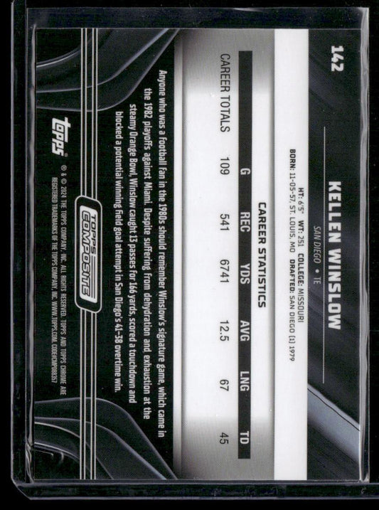 2023 Topps Composite #142 Kellen Winslow