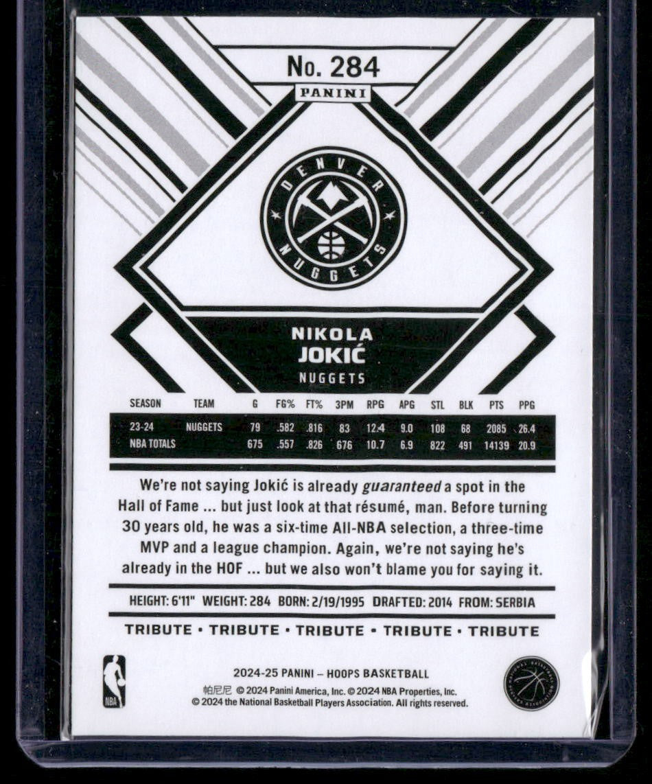 2024-25 Hoops #284 Nikola Jokic