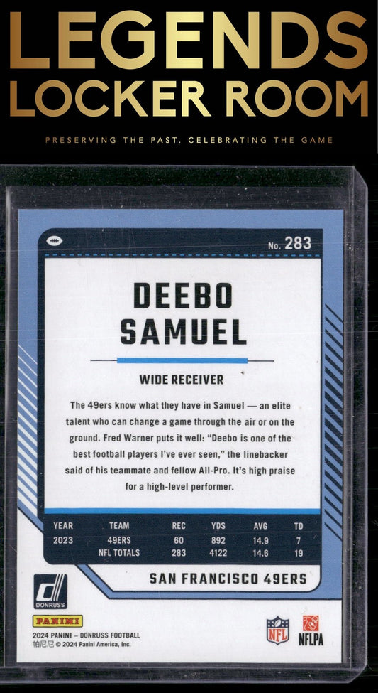 2024 Donruss #283 Deebo Samuel No Name