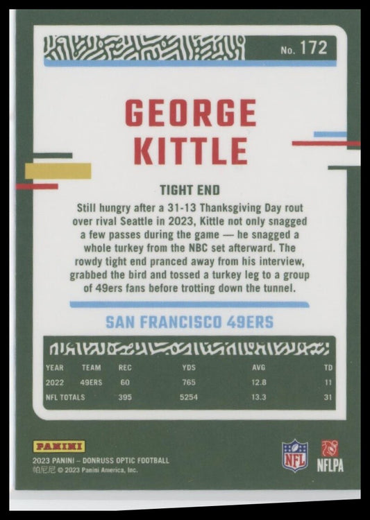 2023 Donruss Optic #172 George Kittle
