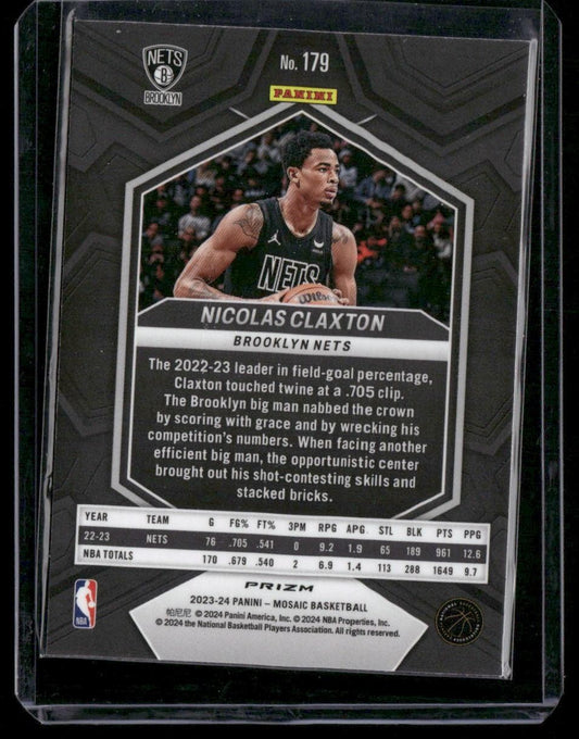 2023-24 Panini Mosaic #179 Nicolas Claxton Green