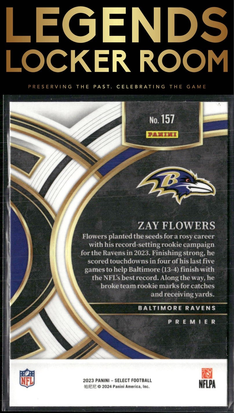 2023 Panini Select #157 Zay Flowers