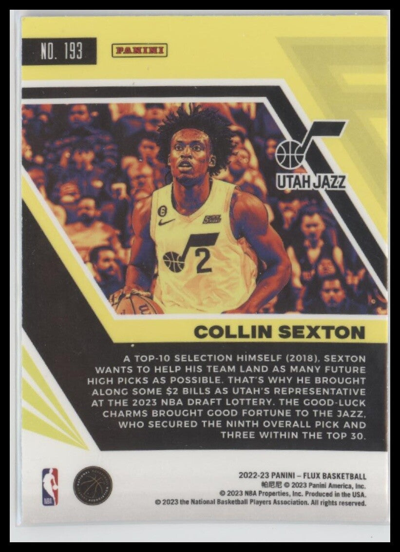 2022-23 Panini Flux #193 Collin Sexton