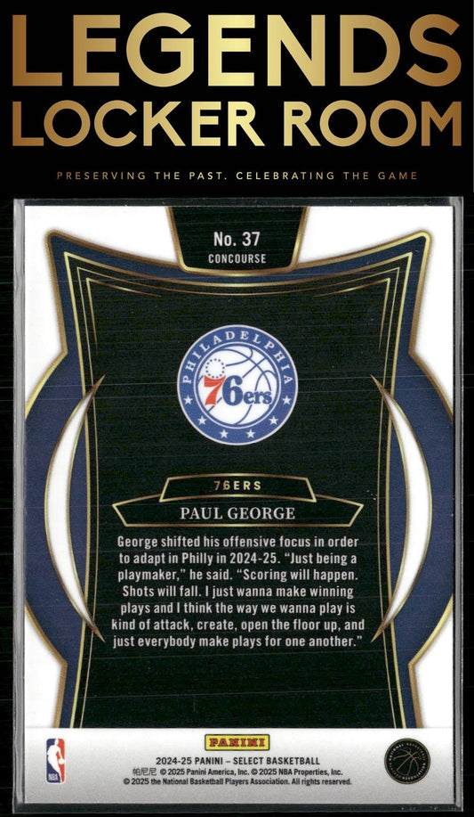 2024-25 Panini Select #37 Paul George