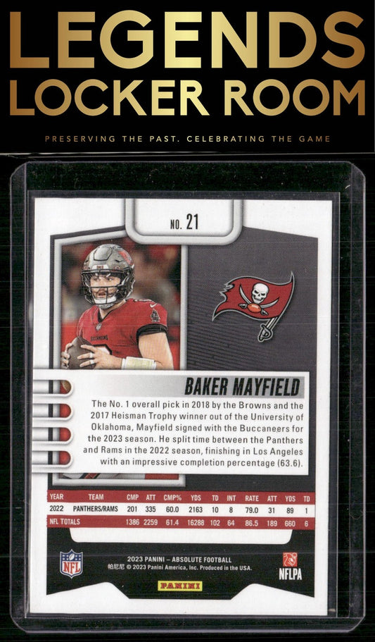 2023 Panini Absolute #21 Baker Mayfield Retail