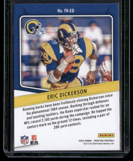 2024 Panini Prestige #FR-ED Eric Dickerson For the Record