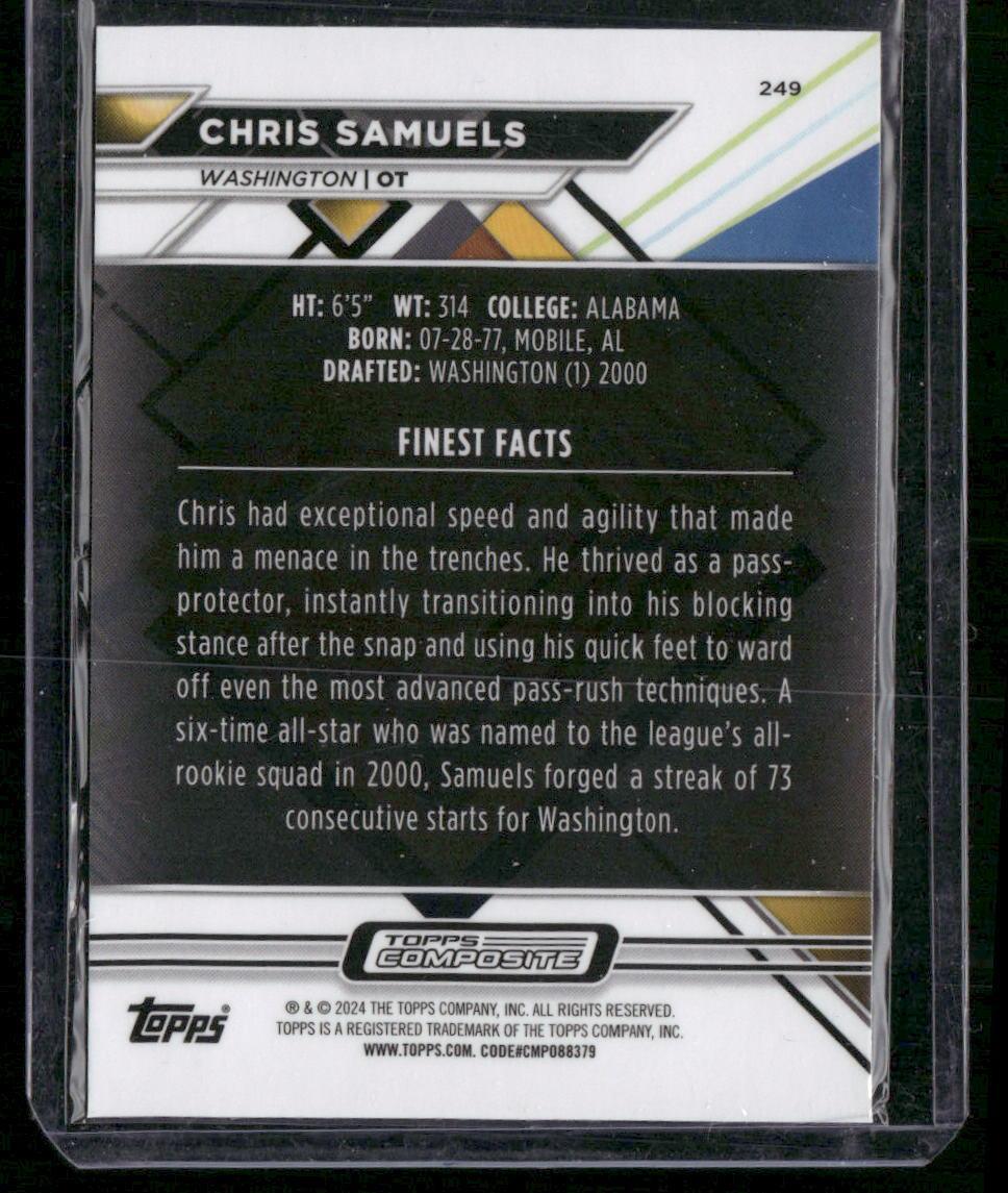 2023 Topps Composite #249 Chris Samuels