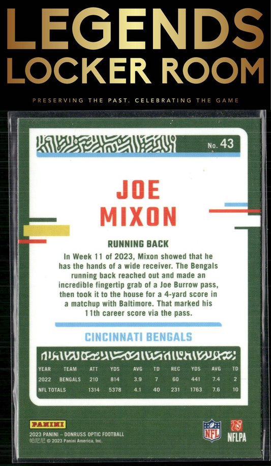 2023 Donruss Optic #43 Joe Mixon