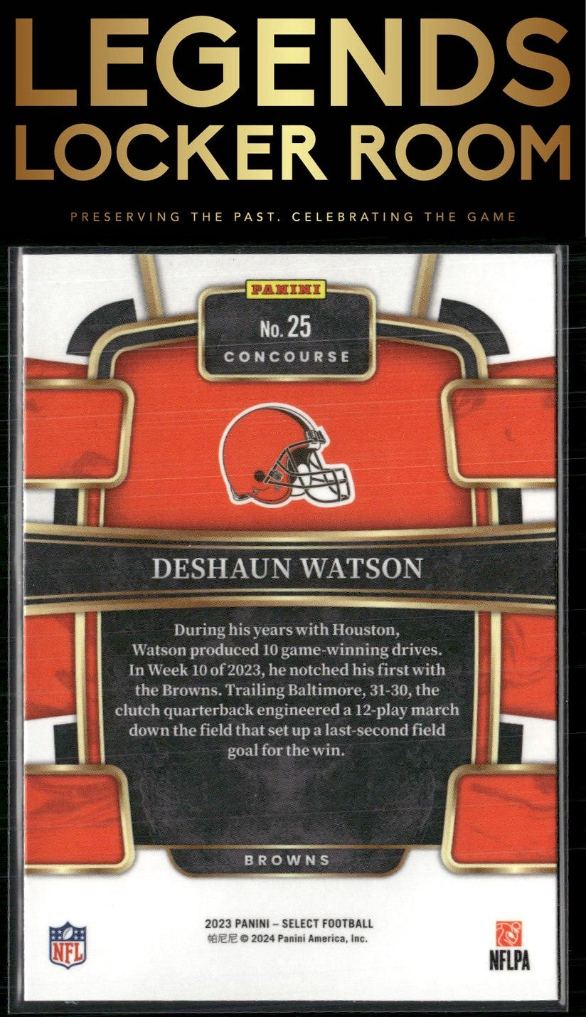 2023 Panini Select #25 Deshaun Watson