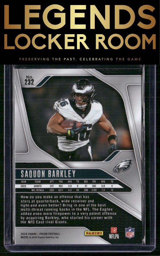 2024 Panini Prizm #232 Saquon Barkley