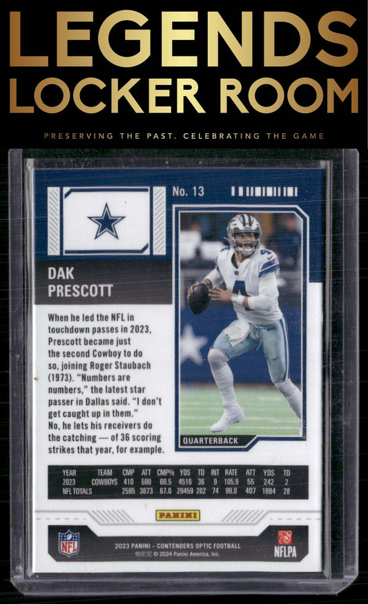 2023 Panini Contenders Optic #13 Dak Prescott