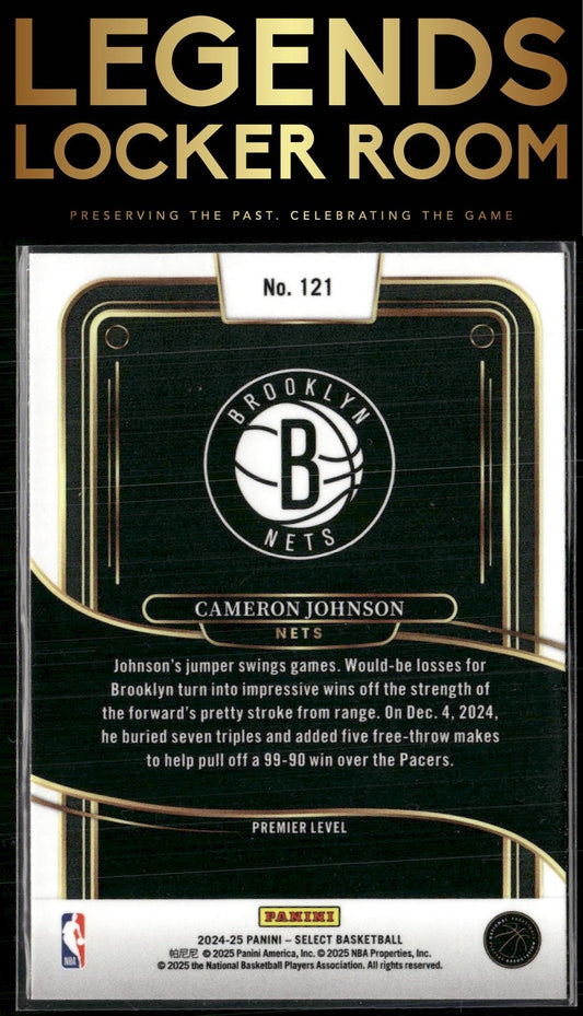 2024-25 Panini Select #121 Cameron Johnson