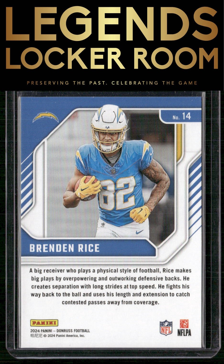 2024 Donruss #14 Brenden Rice The Elite Series Rookies