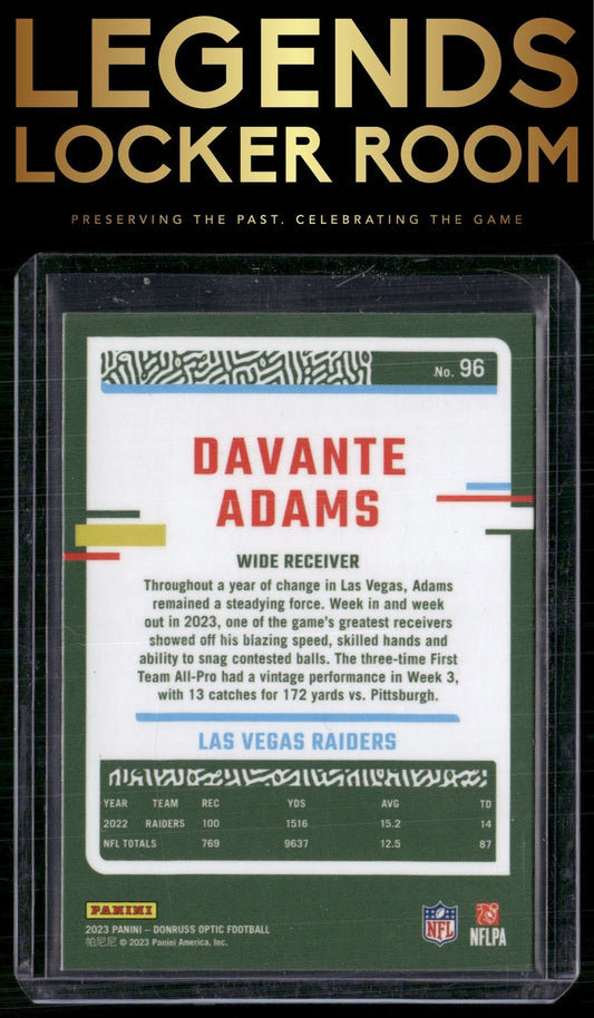 2023 Donruss Optic #96 Davante Adams