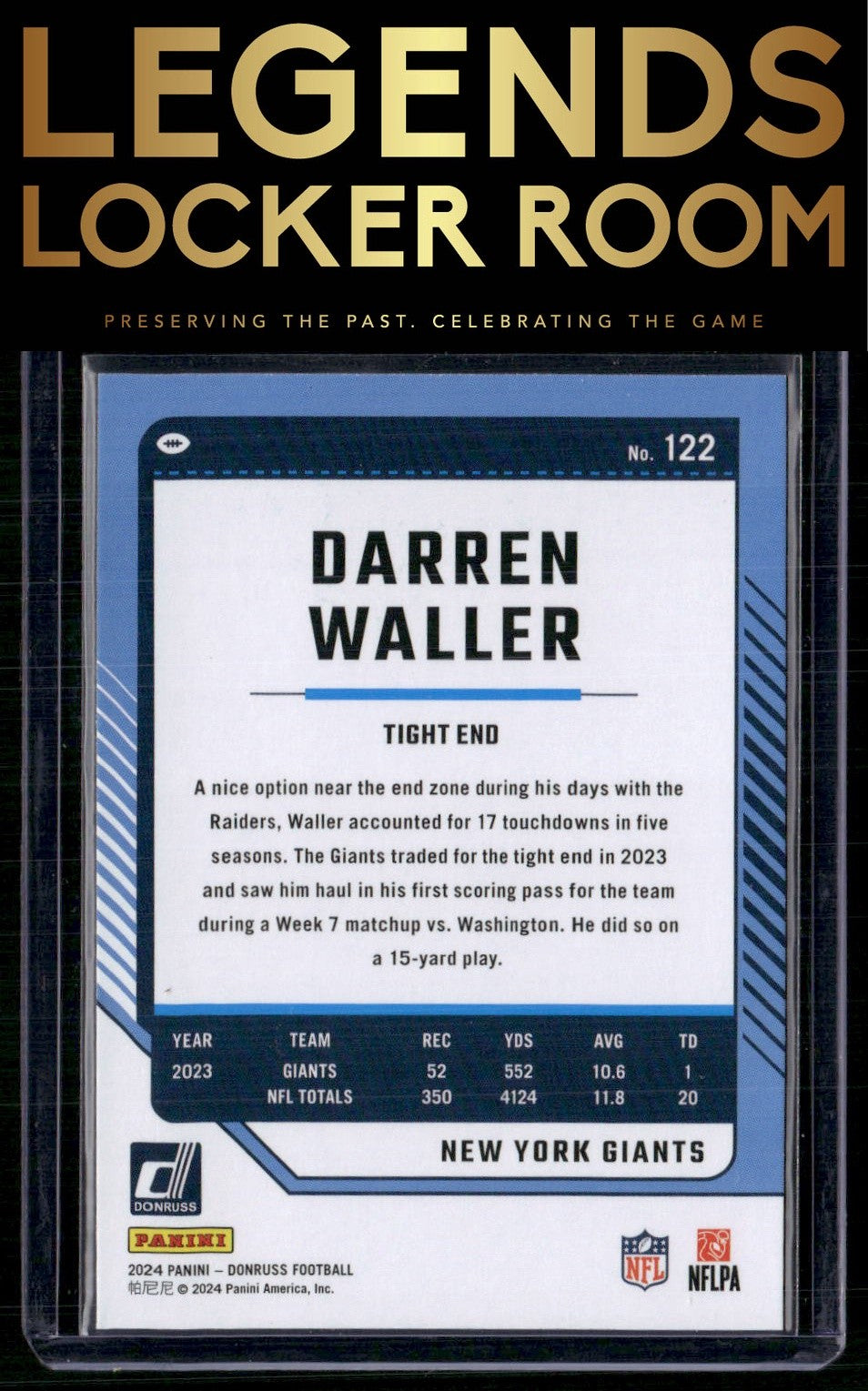 2024 Donruss #122 Darren Waller