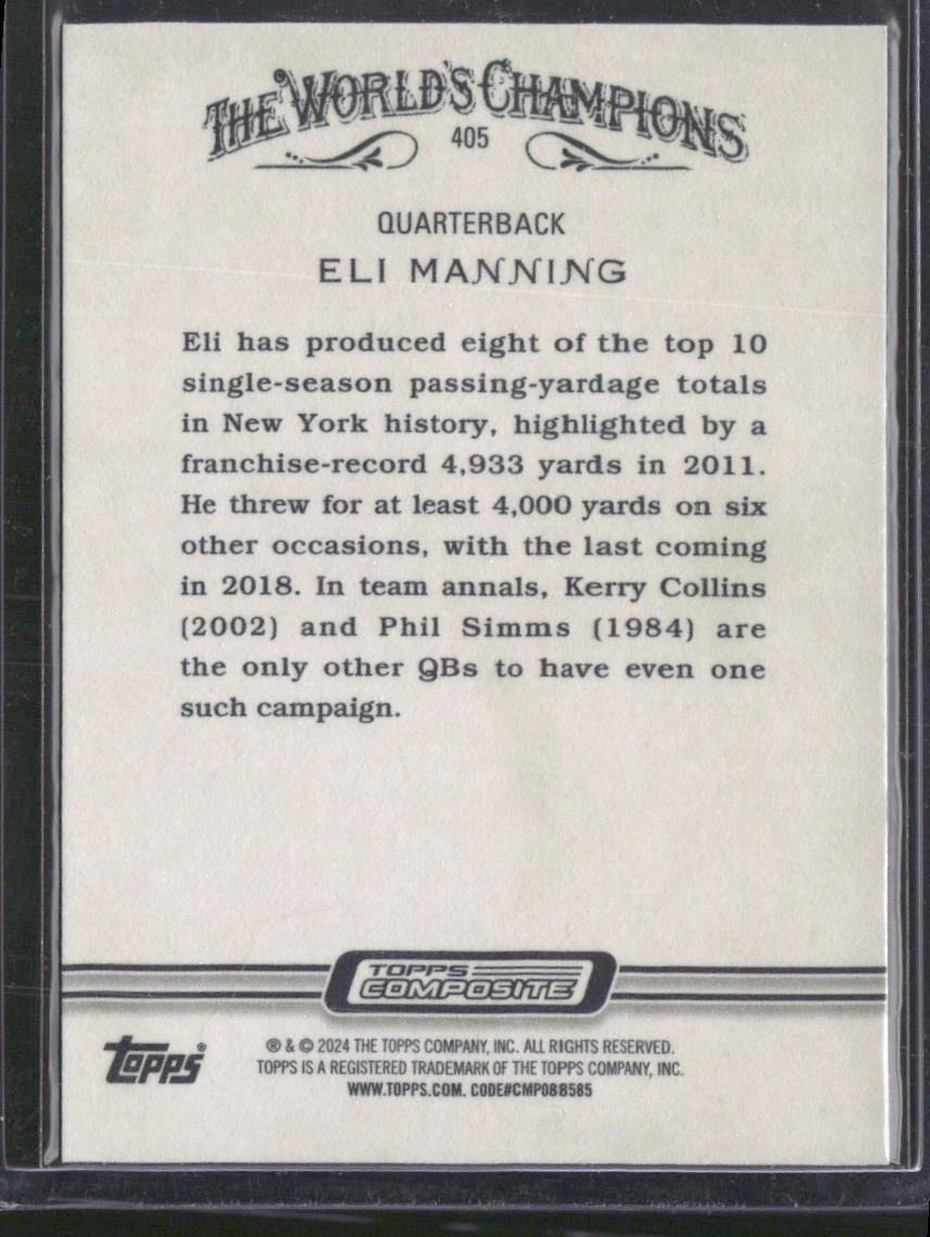 2023 Topps Composite #405 Eli Manning