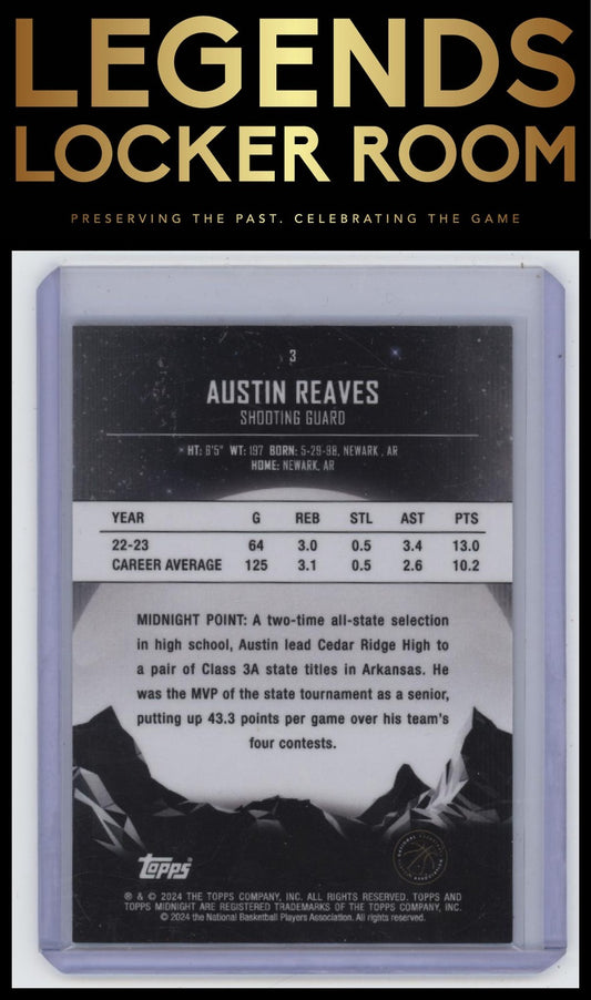 2023-24 Topps Midnight #3 Austin Reaves /149