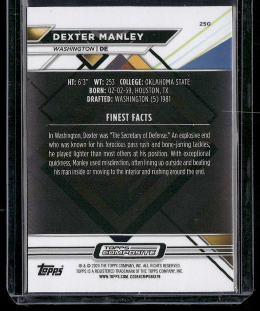 2023 Topps Composite #250 Dexter Manley