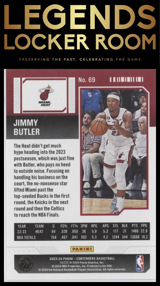 2023-24 Panini Contenders #69 Jimmy Butler Season Ticket Retail