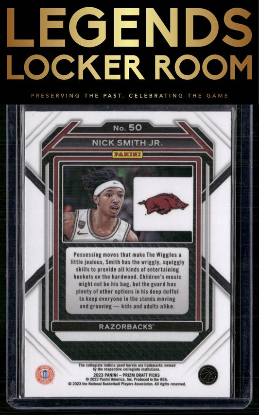 2023 Panini Prizm Draft Picks #50 Nick Smith Jr.