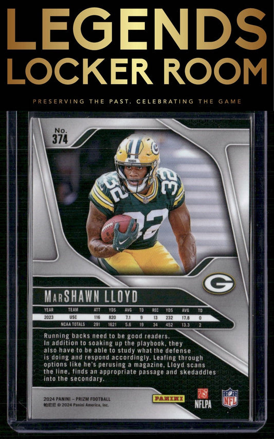 2024 Panini Prizm #374 MarShawn Lloyd