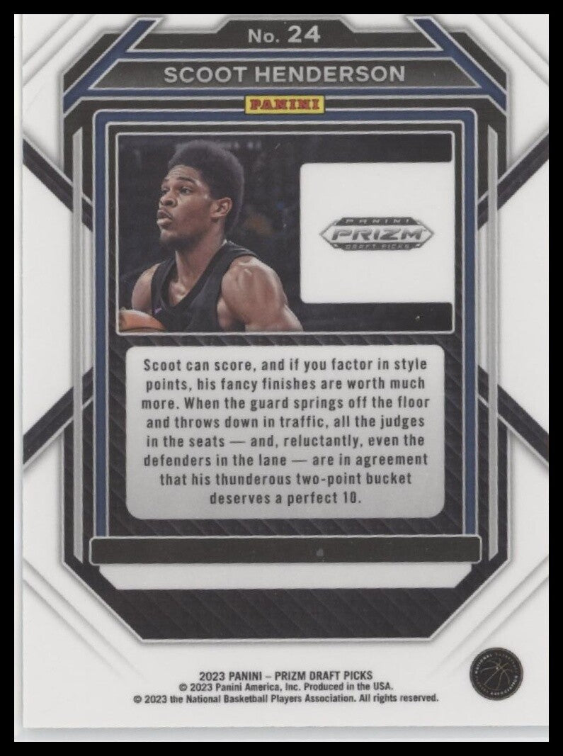 2023 Panini Prizm Draft Picks #24 Scoot Henderson