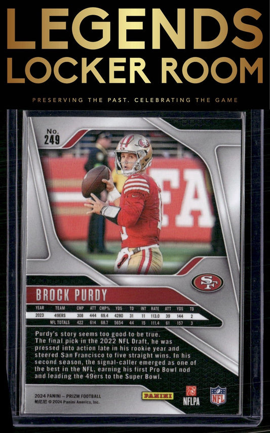 2024 Panini Prizm #249 Brock Purdy