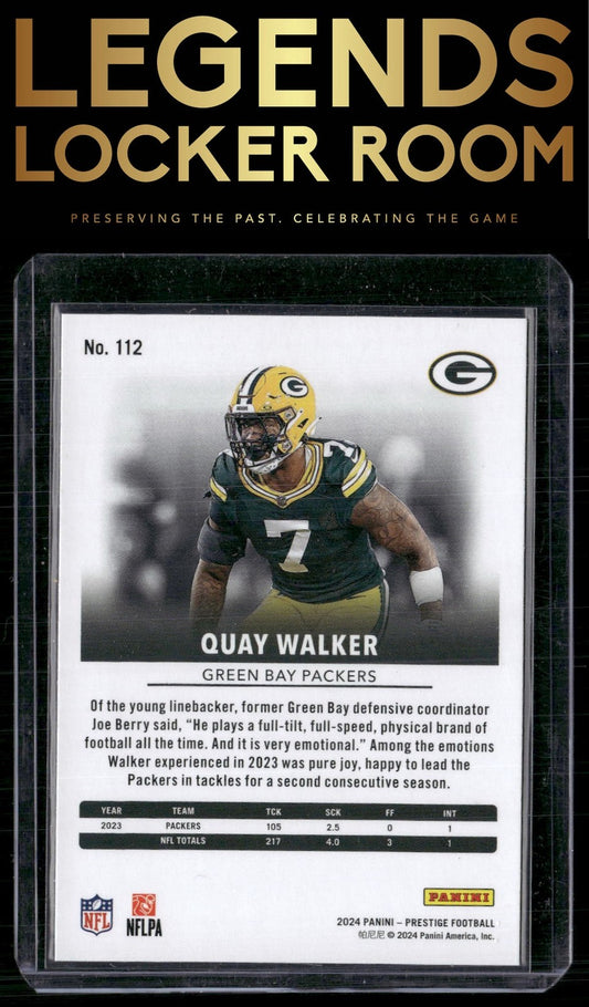 2024 Panini Prestige #112 Quay Walker