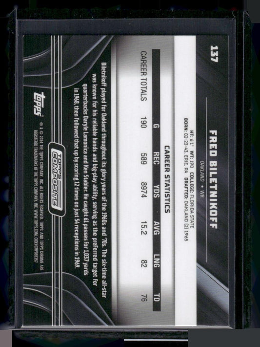 2023 Topps Composite #137 Fred Biletnikoff