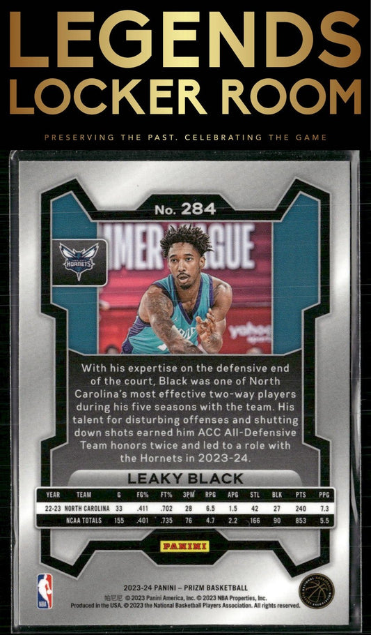 2023-24 Panini Prizm #284 Leaky Black