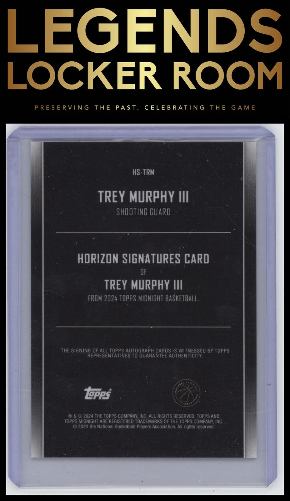 2023-24 Topps Midnight Trey Murphy III Horizon Signatures Twilight Max #/199