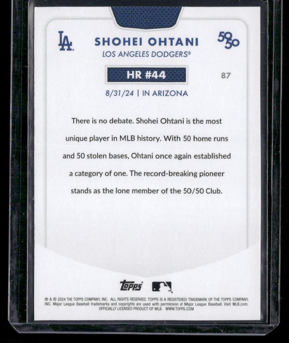 2024 Topps 50/50: Shohei Ohtani #44 Shohei Ohtani HR
